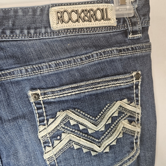 Rock & Roll Cowgirl Boyfriend Jeans 30x30 - Picture 12 of 13
